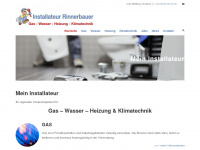 installateur-rinnerbauer.at Webseite Vorschau