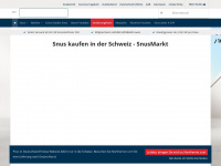 snusmarkt.ch Webseite Vorschau