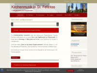 kirchenmusik-felizitas.de Webseite Vorschau
