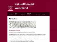 zukunftsmusik-wendland.de Webseite Vorschau