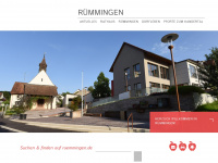 ruemmingen.de Webseite Vorschau