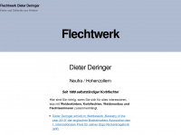 flechtwerk-dieter-deringer.de Webseite Vorschau