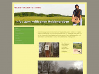 heidengraben-oppidum.de Webseite Vorschau