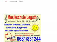 musikschule-leguth.de Webseite Vorschau