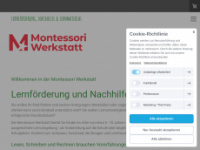 montessori-werkstatt.de Webseite Vorschau