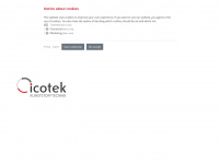 icotek.biz Webseite Vorschau