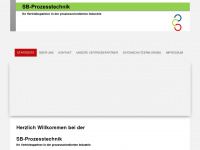 sb-prozesstechnik.de Webseite Vorschau