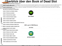 book-of-dead-casino.com Webseite Vorschau