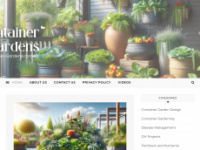 container-gardens.com Webseite Vorschau