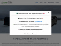 aspentransport.net Webseite Vorschau