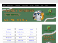 sandyspringspestcontrol.com Webseite Vorschau