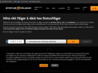 statusfalgar.se Webseite Vorschau