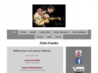 felixfranke-music.de Webseite Vorschau