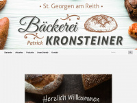 baeckerei-kronsteiner.at Webseite Vorschau