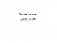 thomashofmann.at Webseite Vorschau