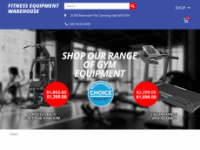 fitnessequipmentwarehouse.com.au Webseite Vorschau