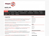 mapel.biz Webseite Vorschau