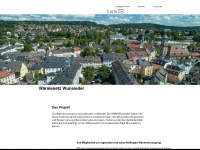 waermenetz-wunsiedel.de Webseite Vorschau