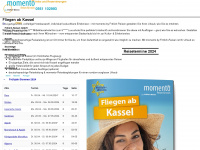 fliegen-ab-kassel.com Webseite Vorschau