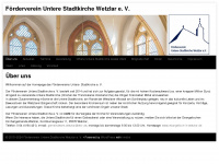 untere-stadtkirche.de Webseite Vorschau