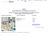 studio-blue.de Webseite Vorschau
