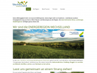 energieregion-wechselland.at Webseite Vorschau