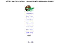 fussballschule-grenzland.com Webseite Vorschau
