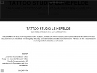 tattoostudioleinefelde.de Webseite Vorschau