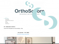 orthoschorn.at Webseite Vorschau