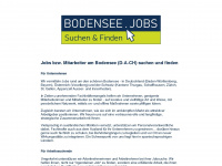bodensee.jobs Webseite Vorschau