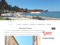 croatia-beach-holidays.com Webseite Vorschau
