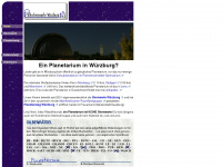 planetarium-wuerzburg.de Webseite Vorschau
