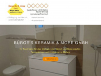 bürges-keramik-more.ch Webseite Vorschau