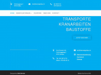 kennel-transporte.ch Webseite Vorschau