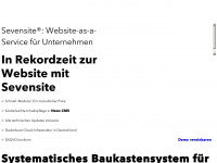 sevensite.de Webseite Vorschau
