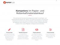 papier-plus.com Webseite Vorschau