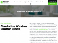 aaaplantationshutters.com.au Webseite Vorschau