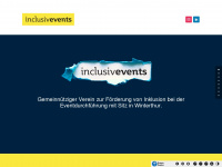inclusivevents.ch Webseite Vorschau