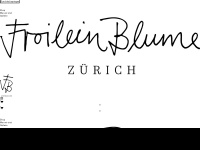 froileinblume.ch Webseite Vorschau