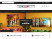 paintingsonline.com.au Webseite Vorschau