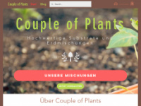 couple-of-plants.de Webseite Vorschau