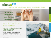 prisma25plus.de Webseite Vorschau