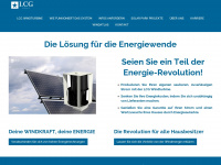 lcg-windturbine.com Webseite Vorschau