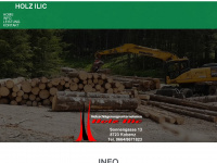 holz-ilic.at Webseite Vorschau