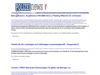 polizeinews-basellandschaft.ch Webseite Vorschau