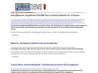 polizeinews-glarus.ch Webseite Vorschau