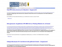 polizeinews-schaffhausen.ch Webseite Vorschau
