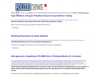 polizeinews-solothurn.ch Webseite Vorschau