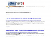 polizeinews-stadtwinterthur.ch Webseite Vorschau