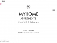 myhome-apartments.at Webseite Vorschau